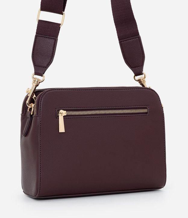Cartera Transversal Mediana en PU con Asa Ajustable 3