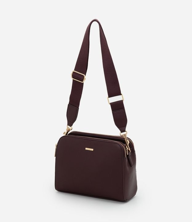 Cartera Transversal Mediana en PU con Asa Ajustable 4