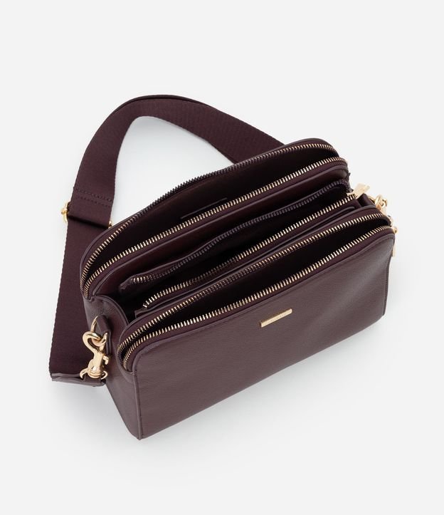 Cartera Transversal Mediana en PU con Asa Ajustable 5