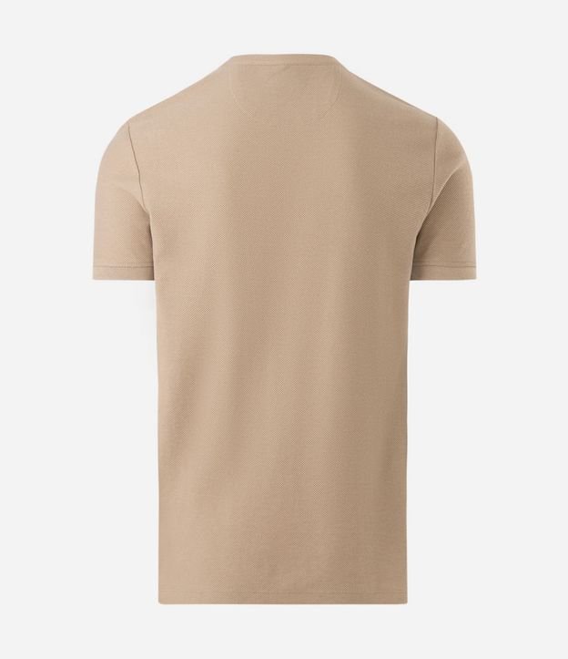 Camisa Polo Slim en Piquet Texturizado con Cuello Polo 2