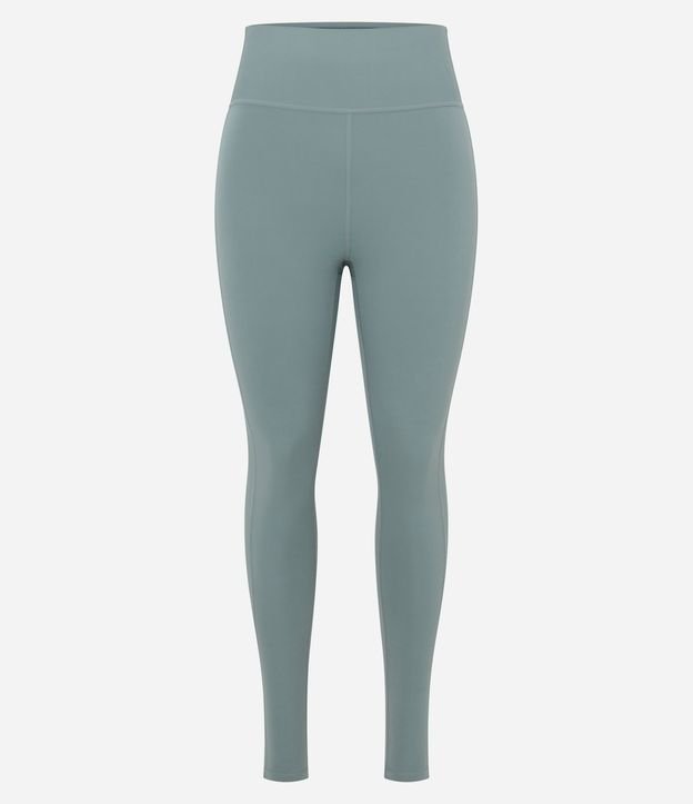 Pantalón Legging Deportiva en Microfibra con Cintura Canelada 5
