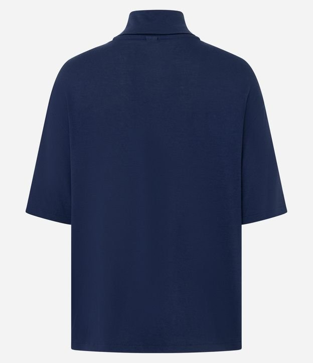 Blusa en Punto con Cuello Lazo 7