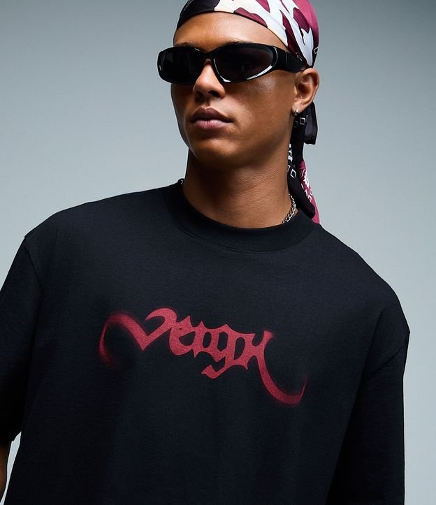 Remera Relaxed en Algodón con Estampa Veigh 3