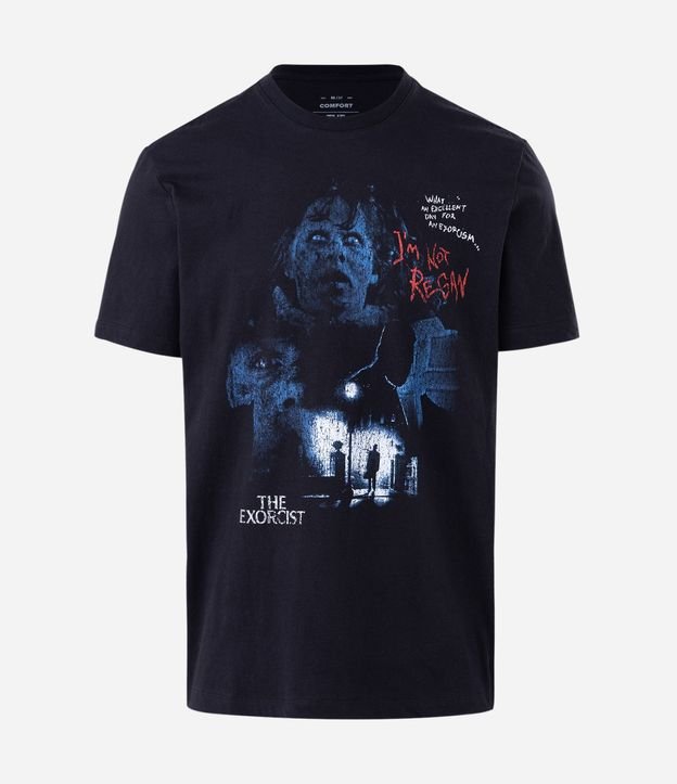 Remera Manga Corta en Algodón con Estampa de El Exorcista 5