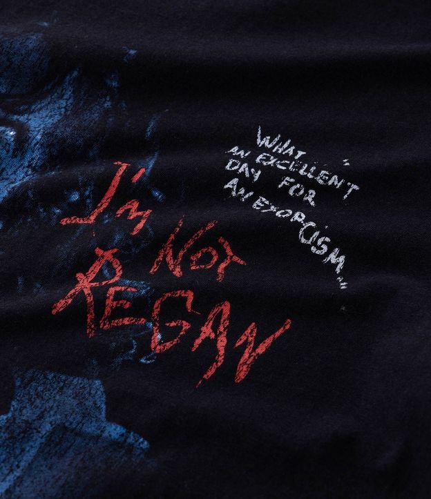 Remera Manga Corta en Algodón con Estampa de El Exorcista 7