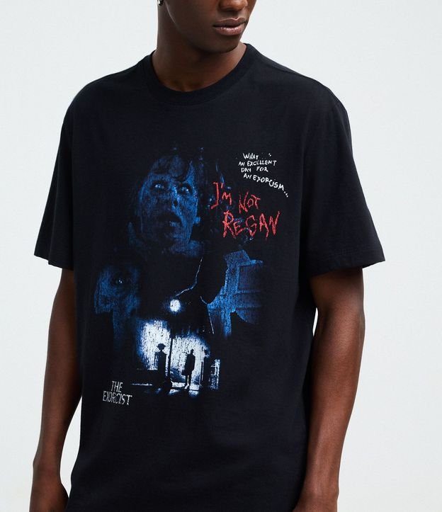Remera Manga Corta en Algodón con Estampa de El Exorcista 3