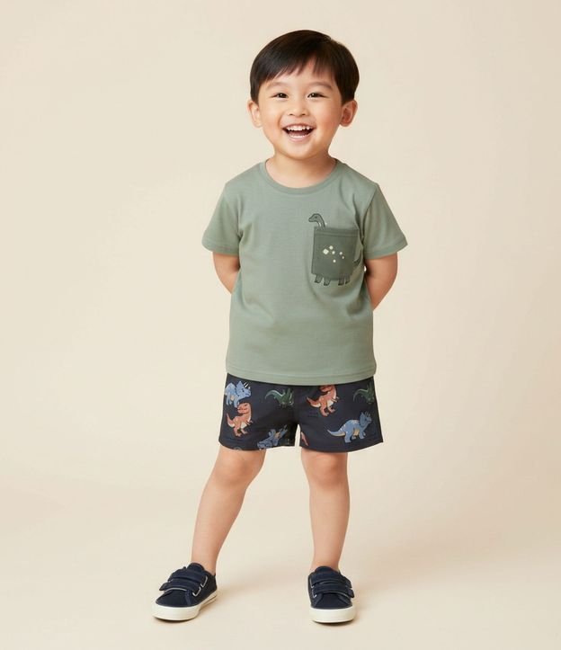 Conjunto Infantil con Estampa de Dinosaurios – Talle 1 a 6 años