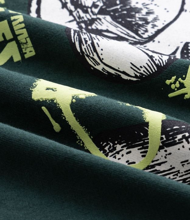 Remera Comfort en Algodón Manga Corta con Estampa de las Tortugas Ninja 7