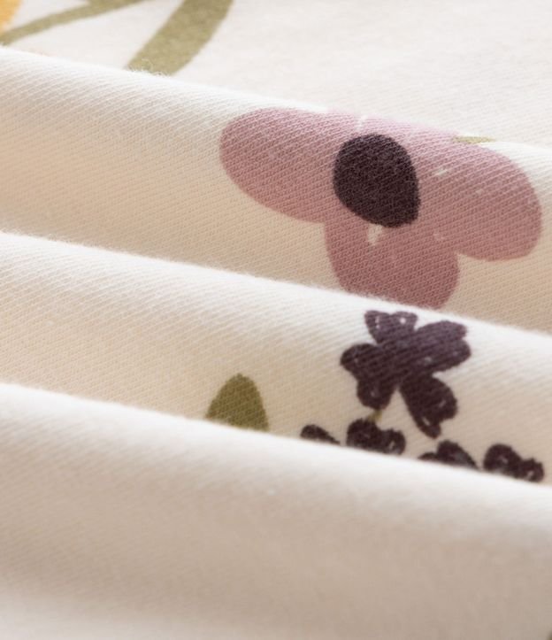 Body Infantil con Estampa Floral – Talle 0 a 18 Meses 4