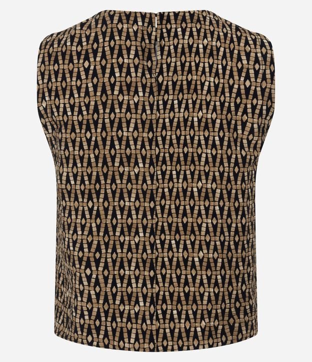 Blusa en Viscosa con Estampa Geométrica 6