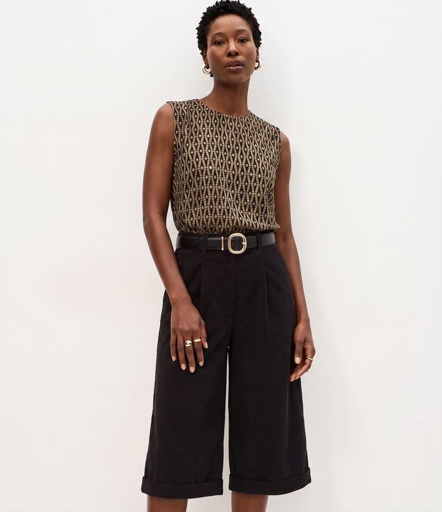 Blusa en Viscosa con Estampa Geométrica 3