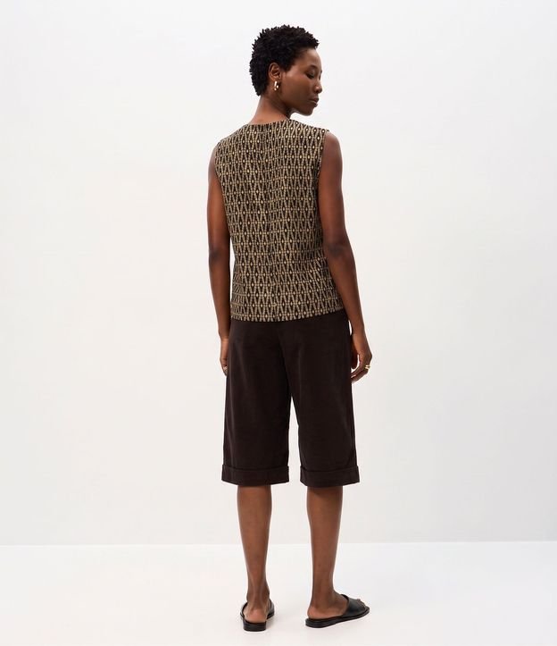 Blusa en Viscosa con Estampa Geométrica 4
