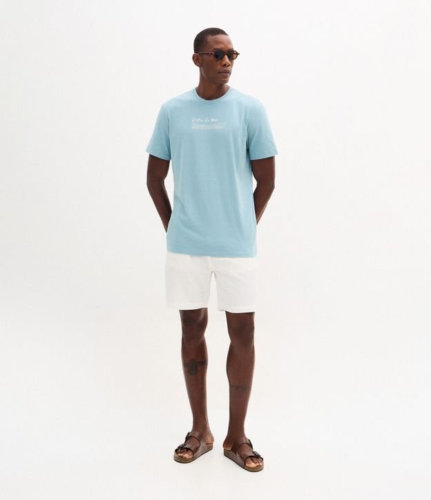 Remera en Algodón con Estampa Deportiva Cuentos del Mar 2