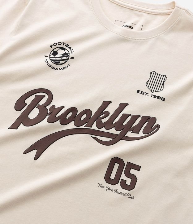 Remera Infantil con Estampado Lettering Deportivo Brooklyn – Talle 5 a 14 años 5