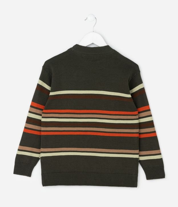 Buzo Infantil en Algodón con Textura Rayada – Talle 5 a 14 años 2