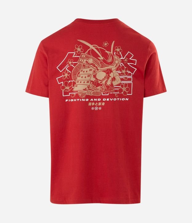 Remera Comfort Manga Corta en Algodón con Estampa y Lettering Fighting 6