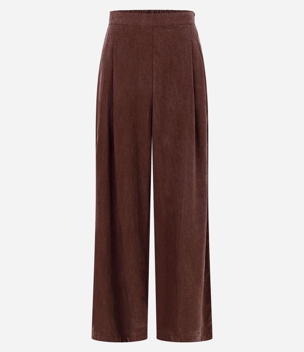 Pantalón Wide Leg en Liocel con Cintura Elástica 6