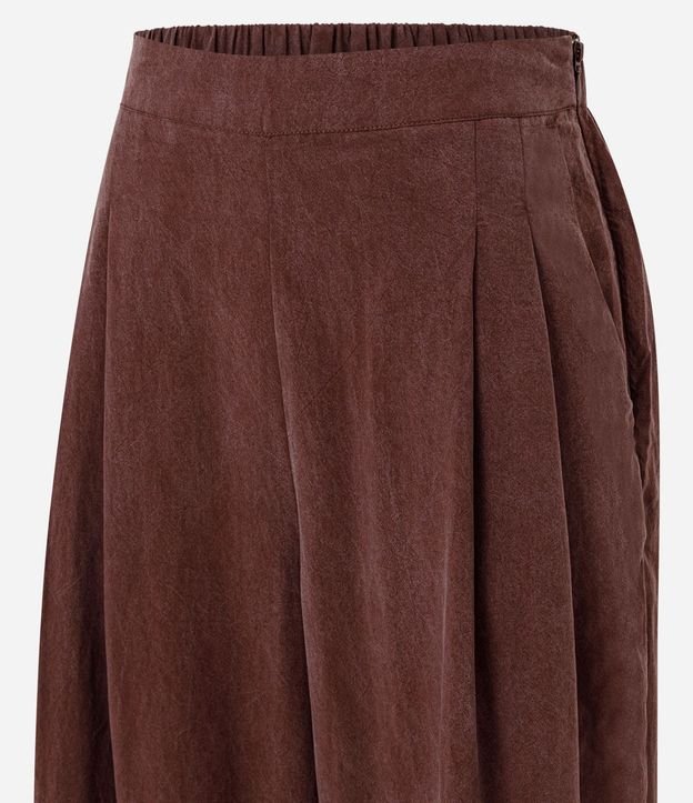 Pantalón Wide Leg en Liocel con Cintura Elástica 7