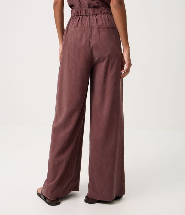 Pantalón Wide Leg en Liocel con Cintura Elástica 5