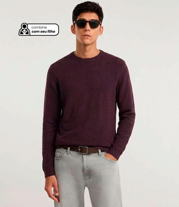 Suéter Comfort en Punto Texturizado 1
