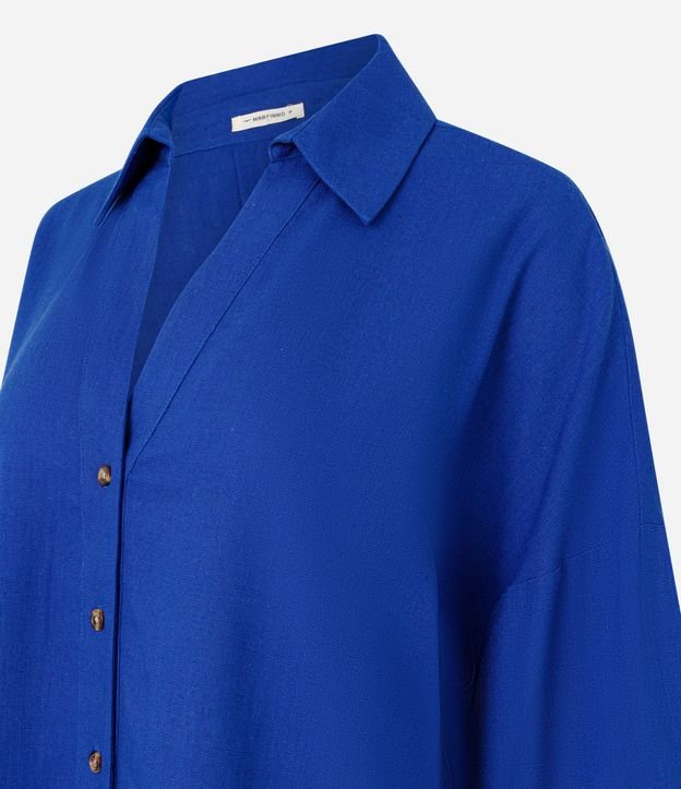 Camisa en Viscolino con Cuello Padre 6