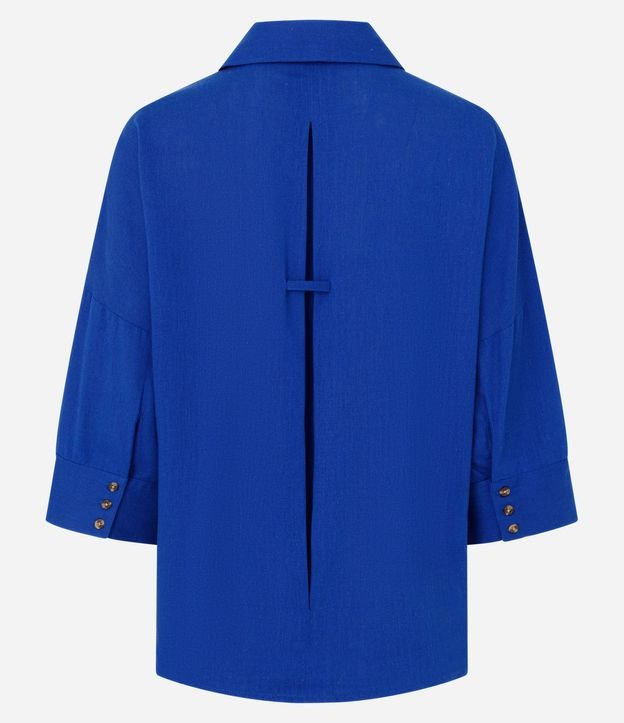 Camisa en Viscolino con Cuello Padre 7