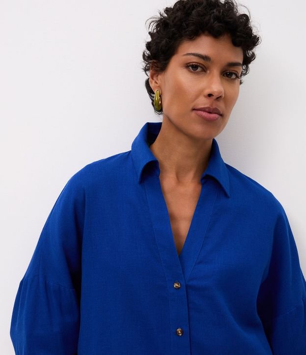 Camisa en Viscolino con Cuello Padre 3