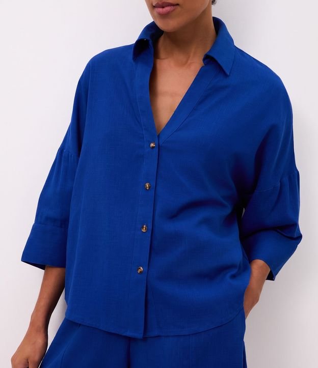 Camisa en Viscolino con Cuello Padre 3
