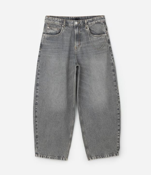 Pantalón Baggy Balloon en Jeans Denim Liso 5