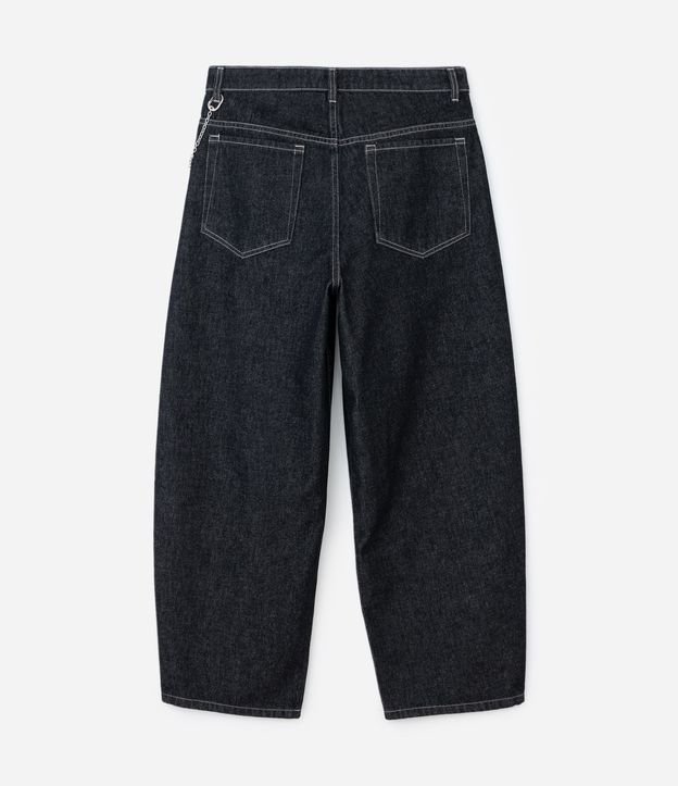 Pantalón Baggy Balloon en Jeans Denim Liso 7