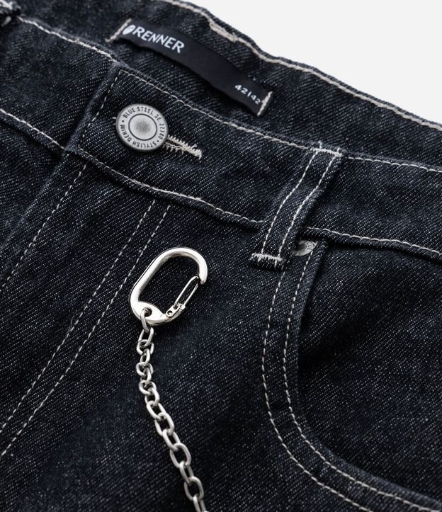 Pantalón Baggy Balloon en Jeans Denim Liso 9