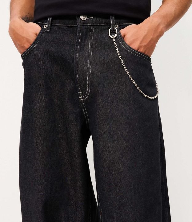 Pantalón Baggy Balloon en Jeans Denim Liso 5