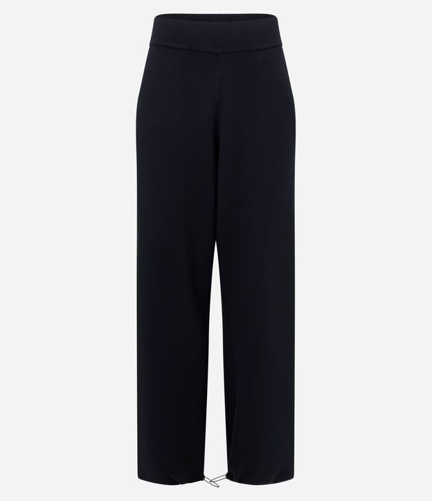 Pantalón Recto en Punto con Regulador en el Ruedo 1