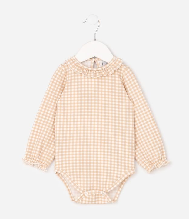 Body Infantil con Chaleco en Textura Punto – Talle 0 a 18 Meses 5