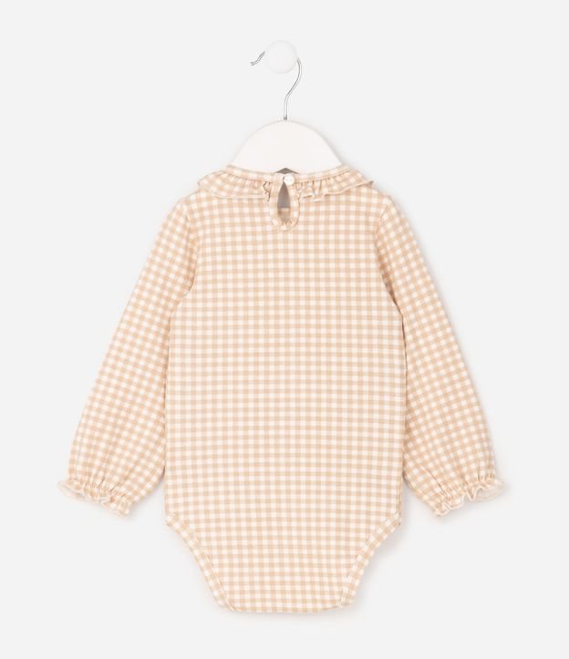 Body Infantil con Chaleco en Textura Punto – Talle 0 a 18 Meses 6