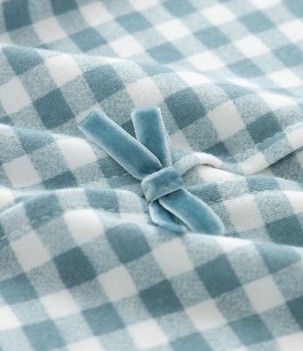 Remera Infantil de cuadros con Moñitas Aplicados – Talle 0 a 18 Meses 7