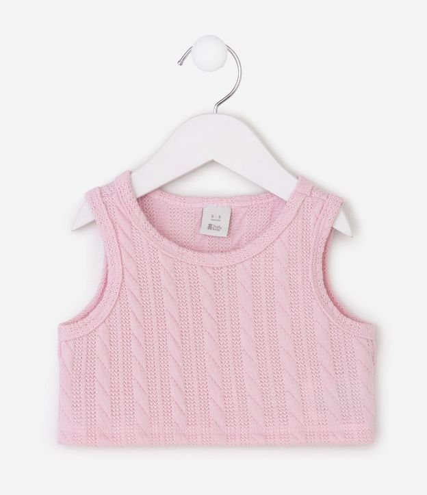 Vestido Infantil Floral con Chaleco - Talle 0 a 18 Meses 5