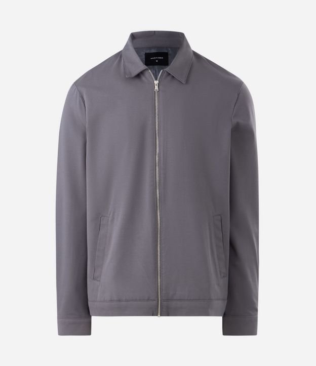 Campera en Sarga con Cremallera y Bolsillos 10