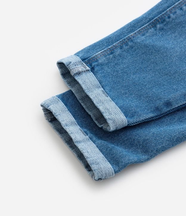 Pantalón Mom Infantil con Bordado de Flor - Talle 1 a 6 años 4