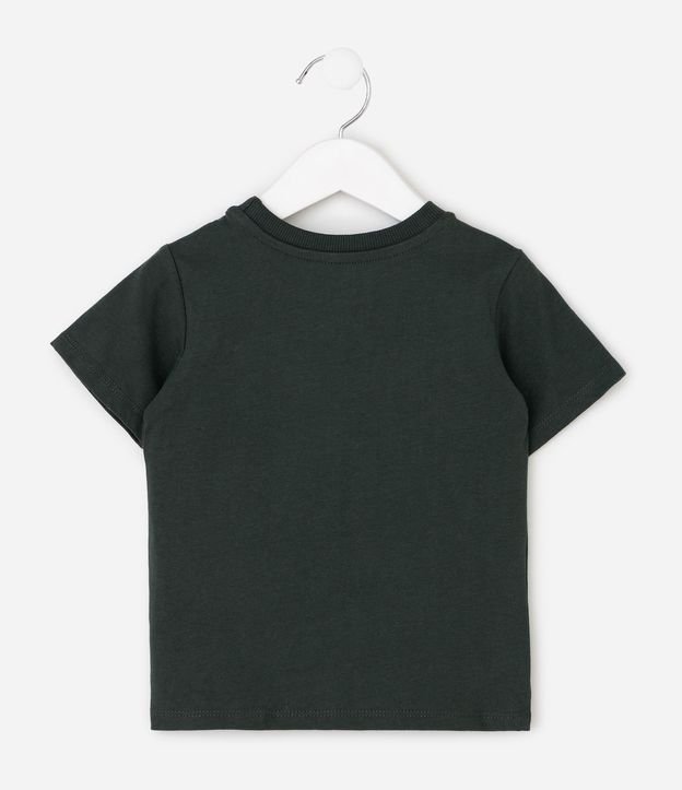 Remera Comfort Infantil con Estampado Dinosaurio en Relieve – Talle 1 a 6 años 3