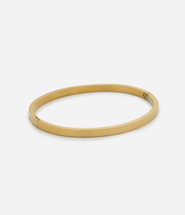 Pulsera Rígida en Metal con Aplicación de Brillos 2