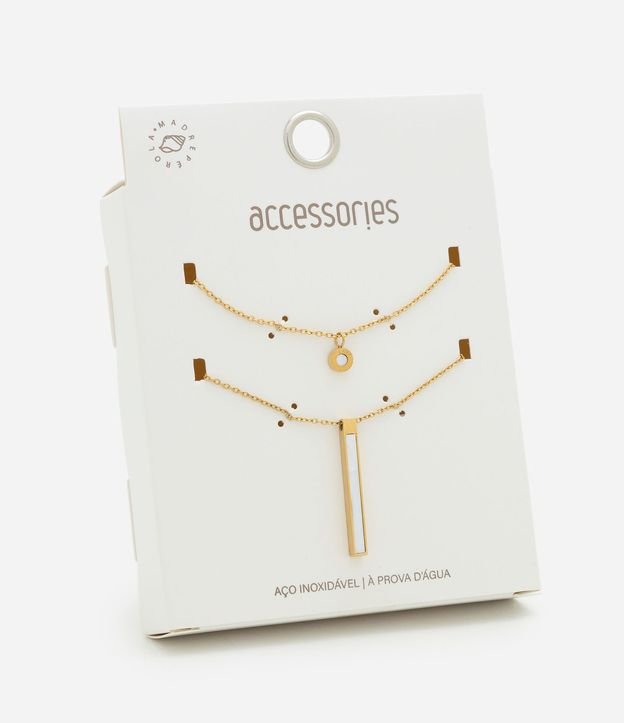 Collar Capas con Acero Inoxidable a Prova D'água 4