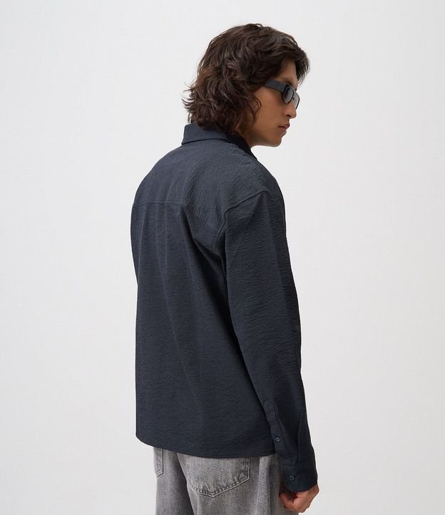 Camisa en Microfibra Texturizada 3