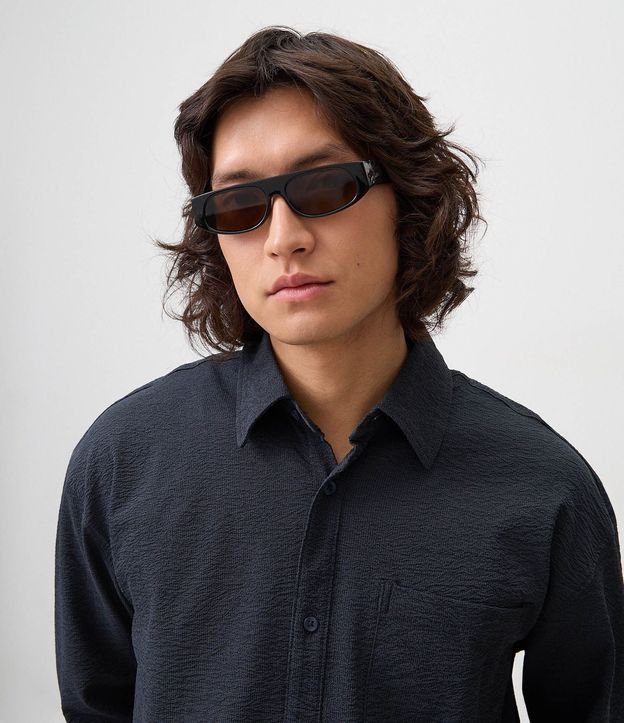 Camisa en Microfibra Texturizada 4