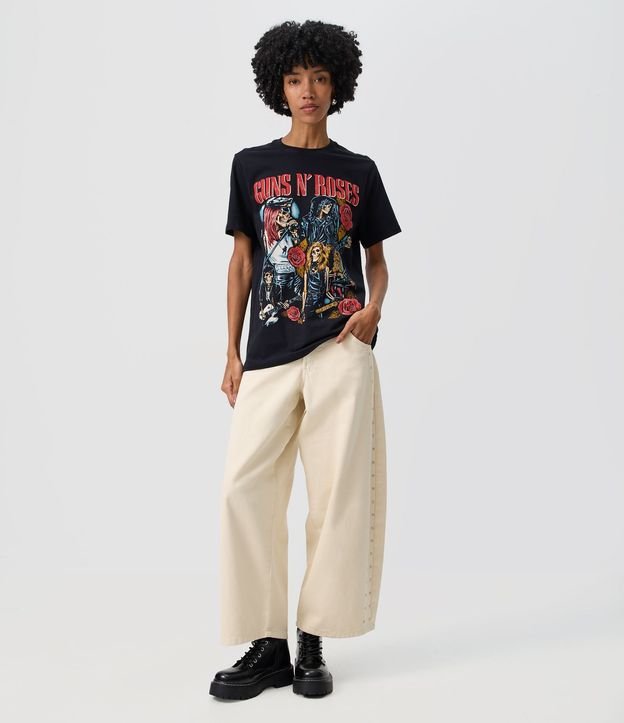 Remera en Algodón con Estampado Guns N’ Roses 2