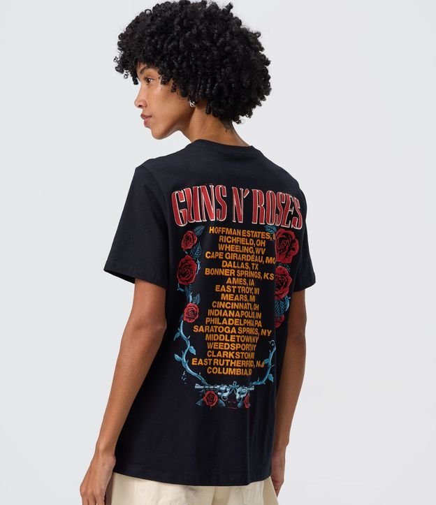 Remera en Algodón con Estampado Guns N’ Roses 4
