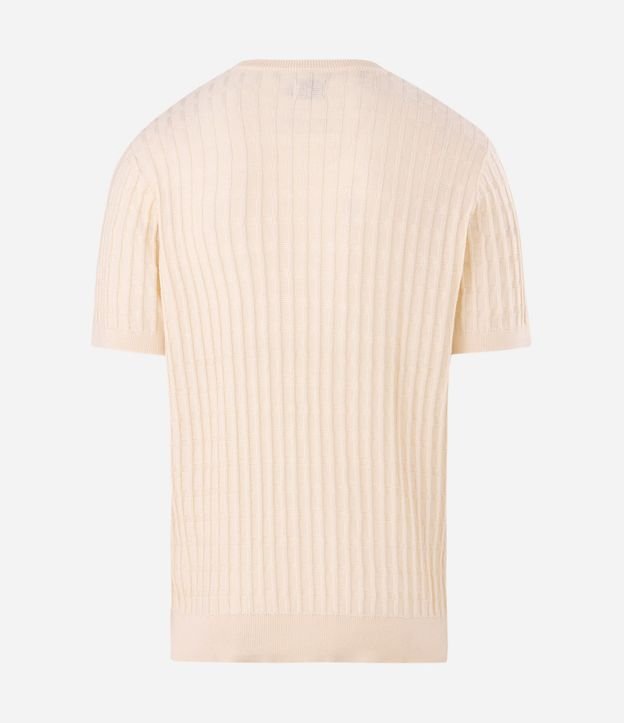 Remera Manga Corta Algodón Cuadrados Texturizado 6