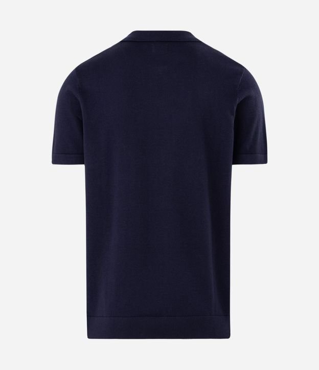 Polo Texturizada Half Zipper Algodón 6