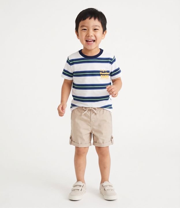 Bermuda Infantil en Sarga Ripstop – Talle 1 a 6 años