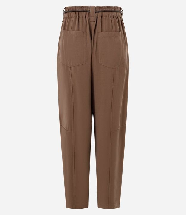 Pantalón Carrot con Cintura Elástica y Cinturón para Lazo 2